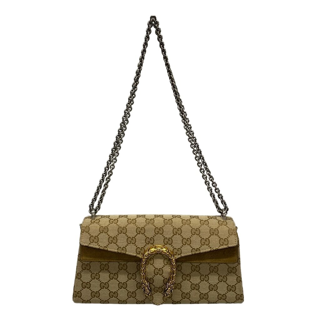 Gucci Dionysus Medium Shoulder Bag Shoulder Bag 874735 Beige Brown Jacquard